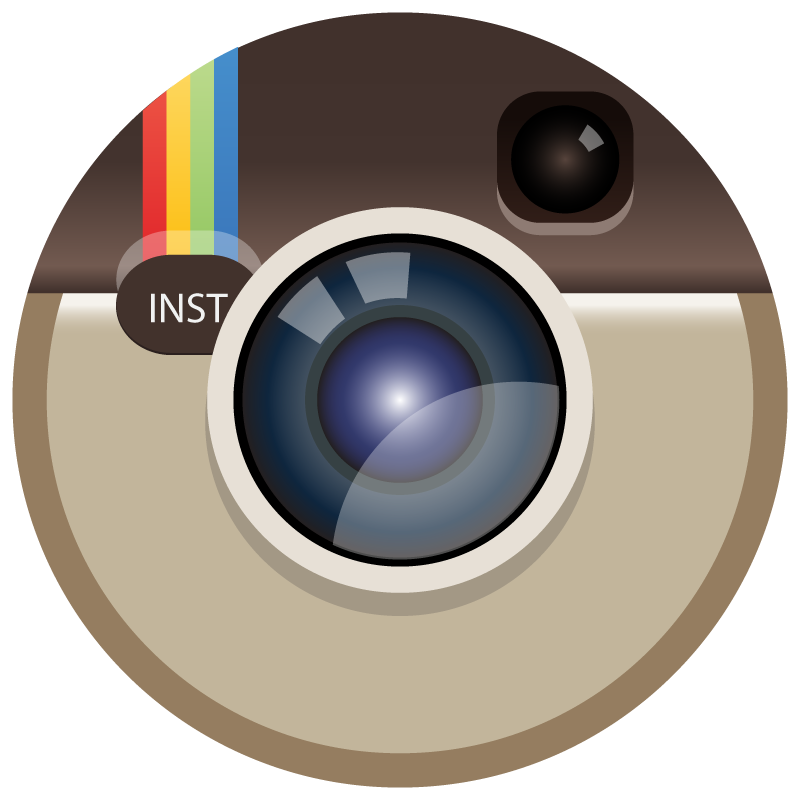 instagram icon circle vector logo